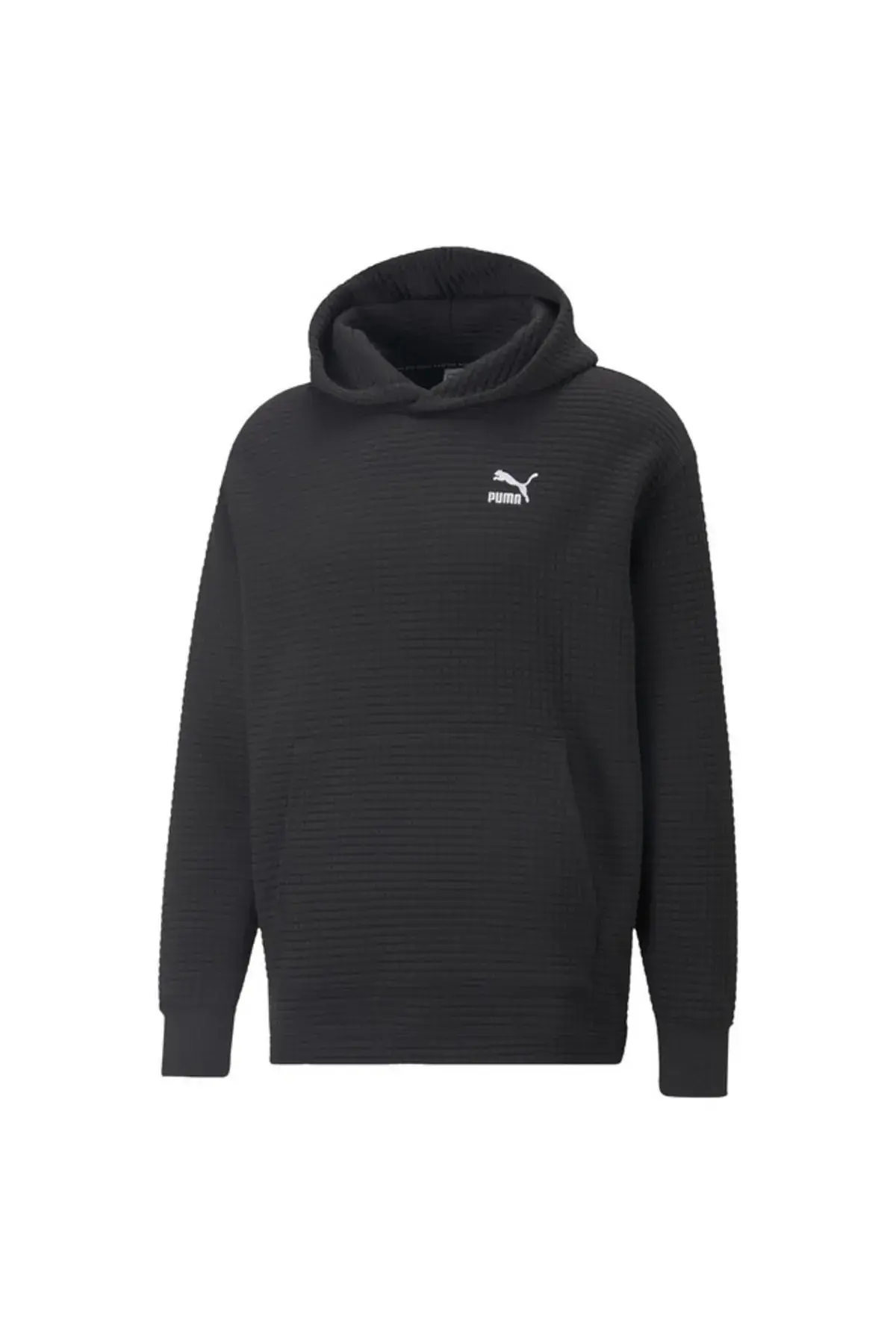 Puma Classics Quilted Hoodie Siyah Erkek Hoodie