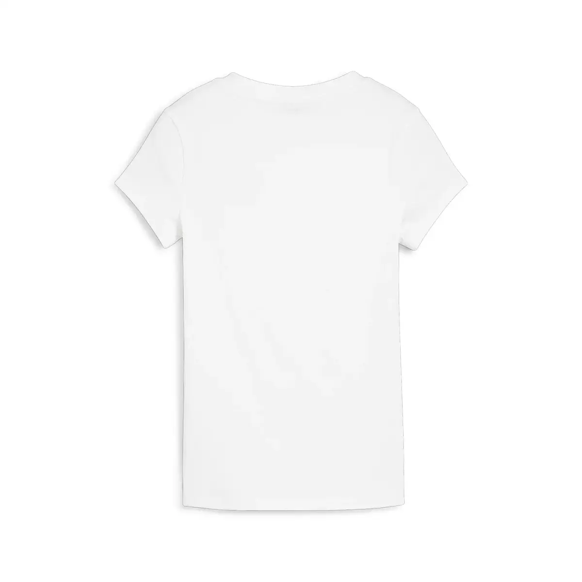 Puma CLASSICS Ribbed Slim Tee Beyaz Kadın T-Shirt