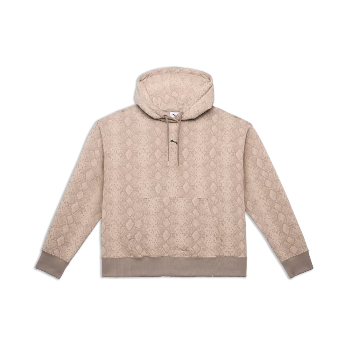 PUMA SNAKE PACK Relaxed Hoodie Bej Kadın Sweatshirt