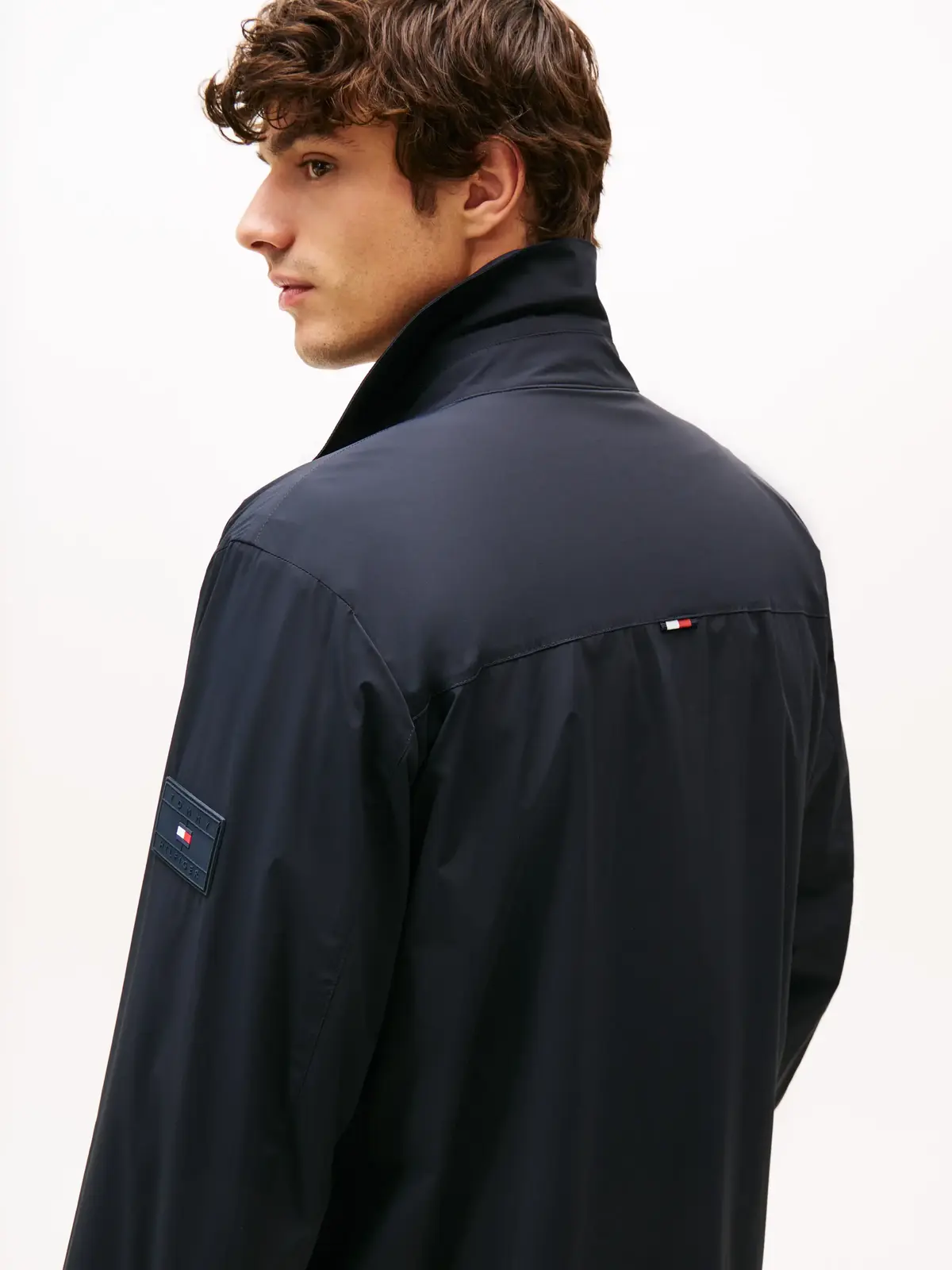 Tommy Hilfiger TECH SHIRT JACKET, DW5 Siyah Erkek Gömlek