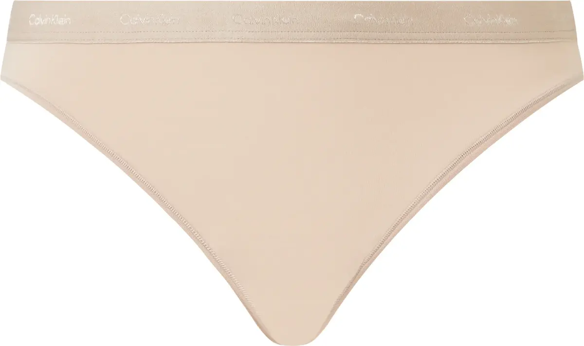 Calvin Klein BIKINI (MID RISE) Kadın Bej Bikini Külot