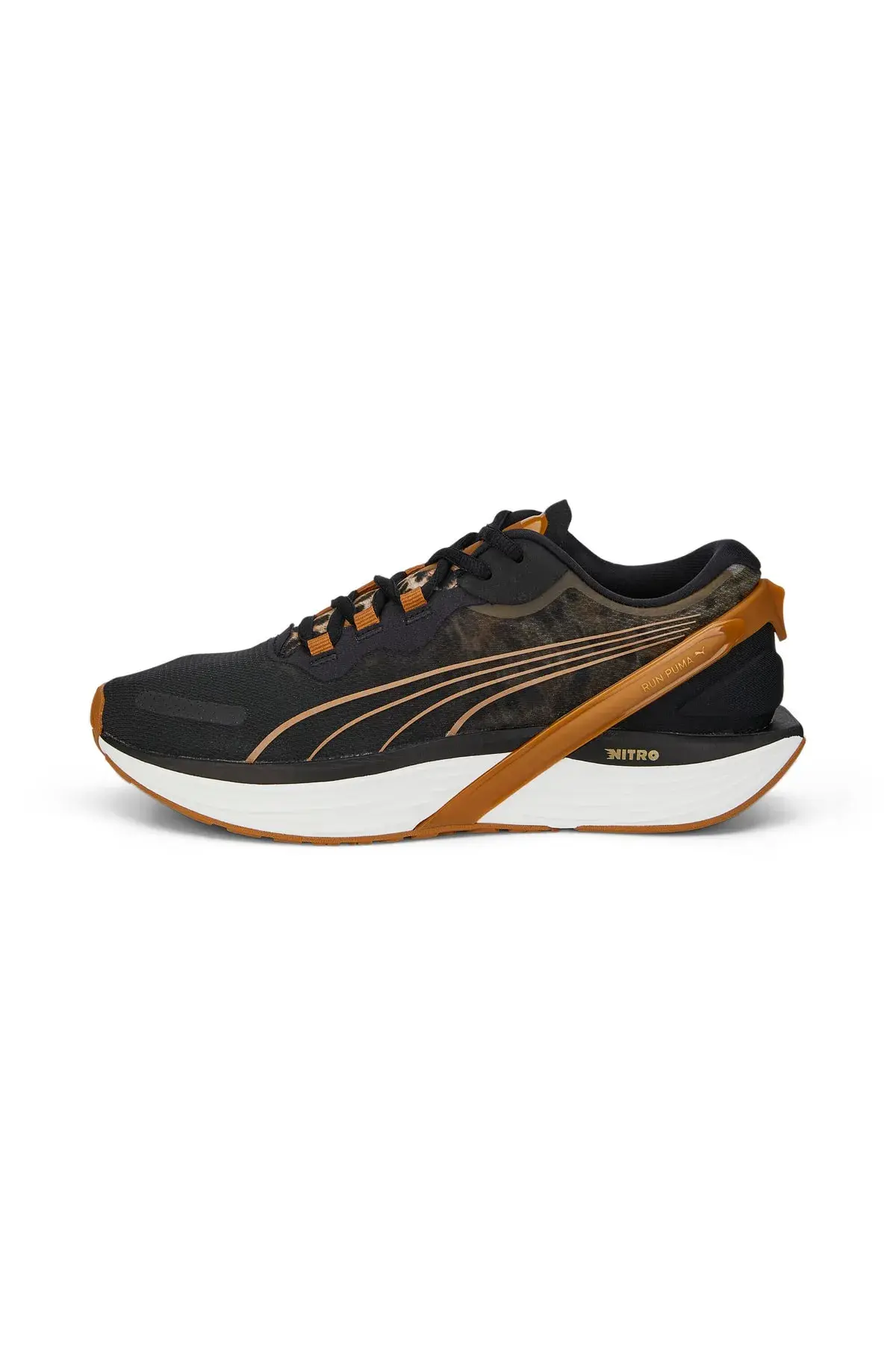 Puma Run XX Nitro Safari Glam Siyah Kadın Koşu Ayakkabısı