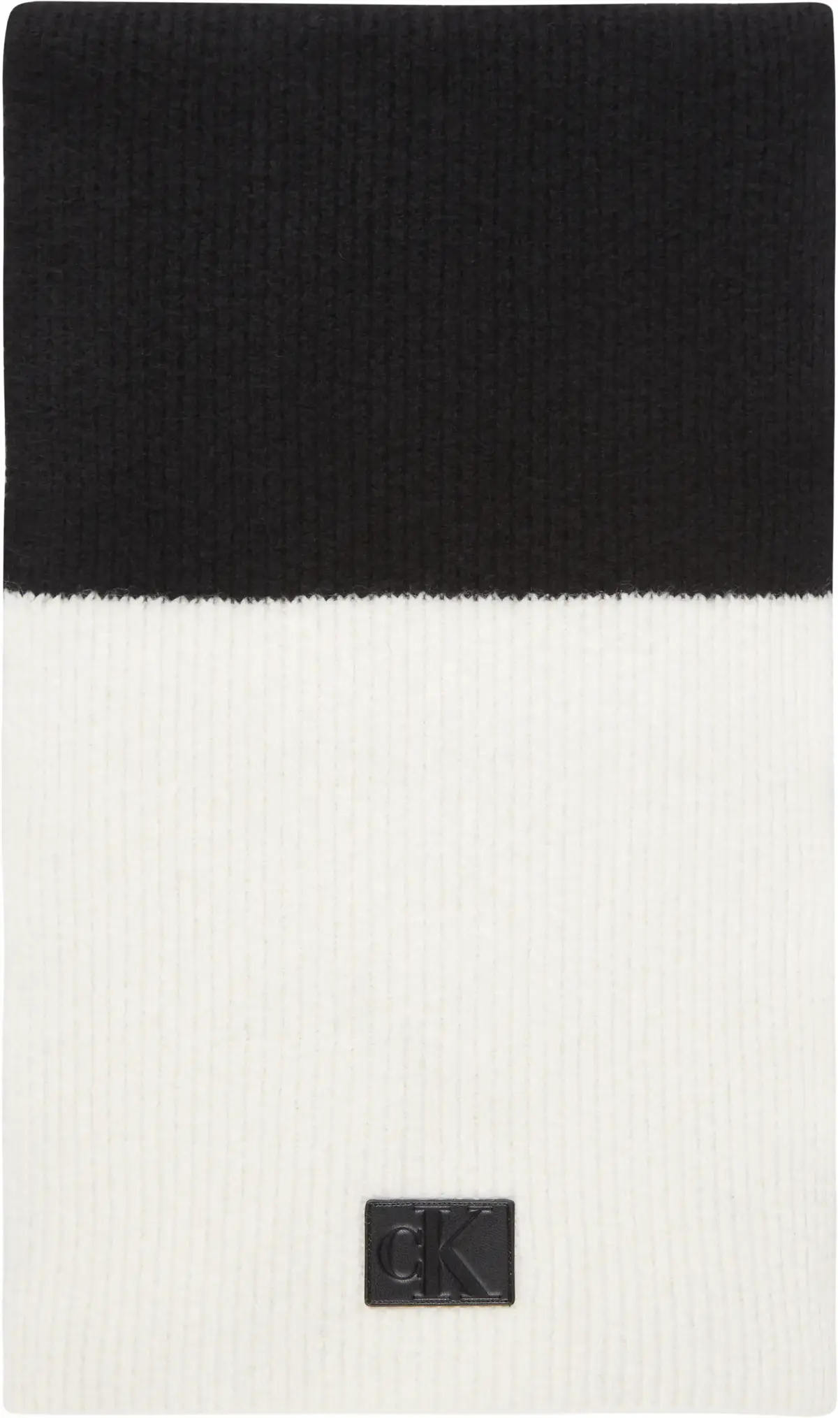 Calvin Klein COLORBLOCK SCARF Erkek Siyah Atkı