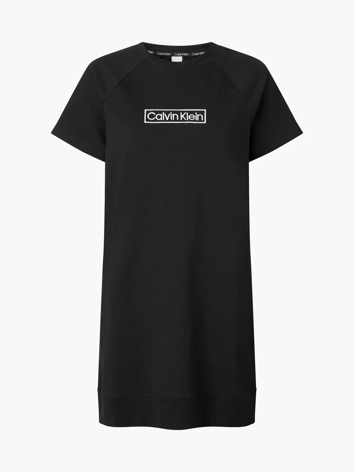 Calvin Klein S/S NIGHTSHIRT Kadın Siyah Elbise