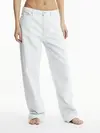 Calvin Klein 90S STRAIGHT Kadın Mavi Kot Pantolon
