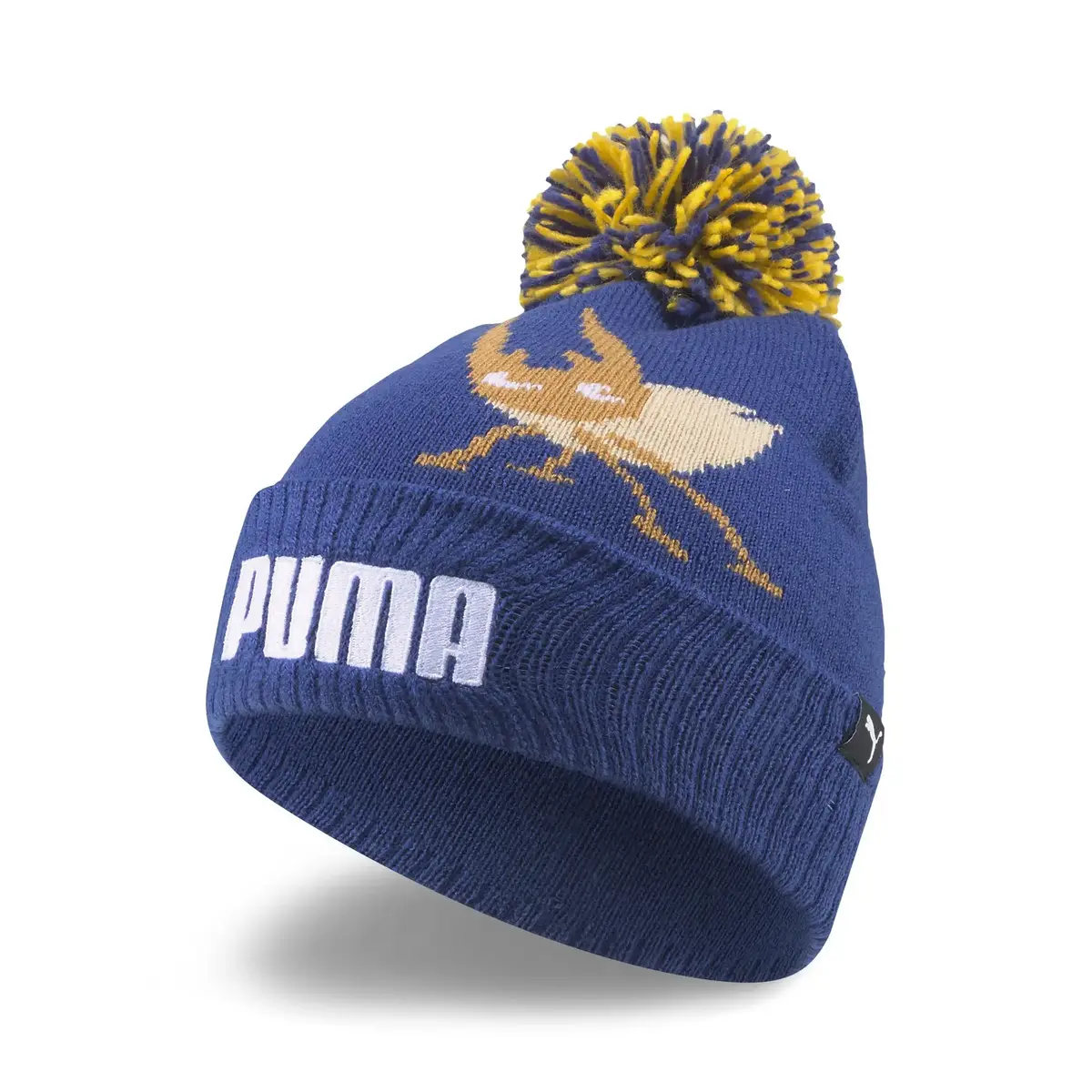 Puma Small World Pom Beanie Mavi Çocuk Bere