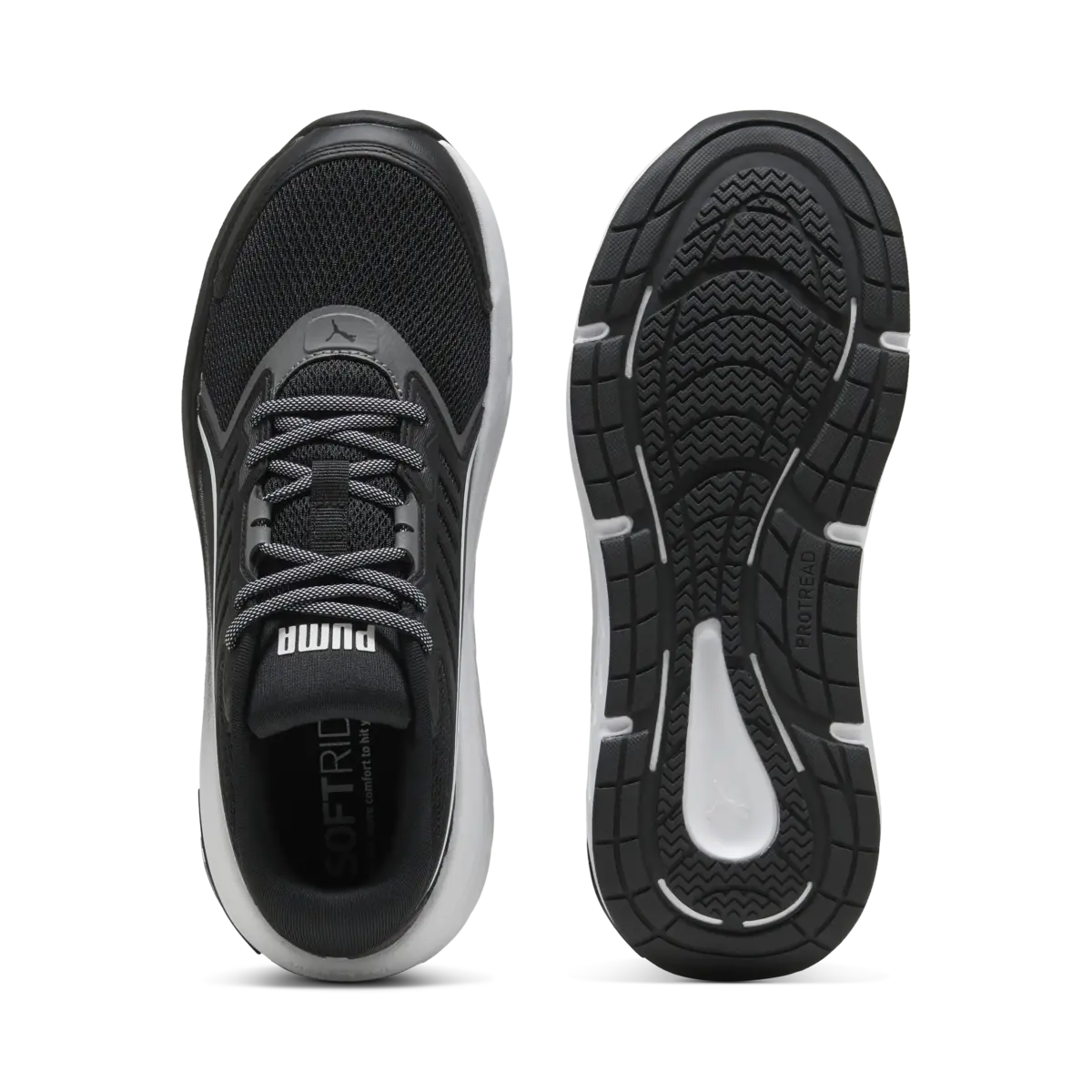 PUMA Softride Pro Control Siyah Unisex Yürüyüş ve Koşu Ayakkabısı