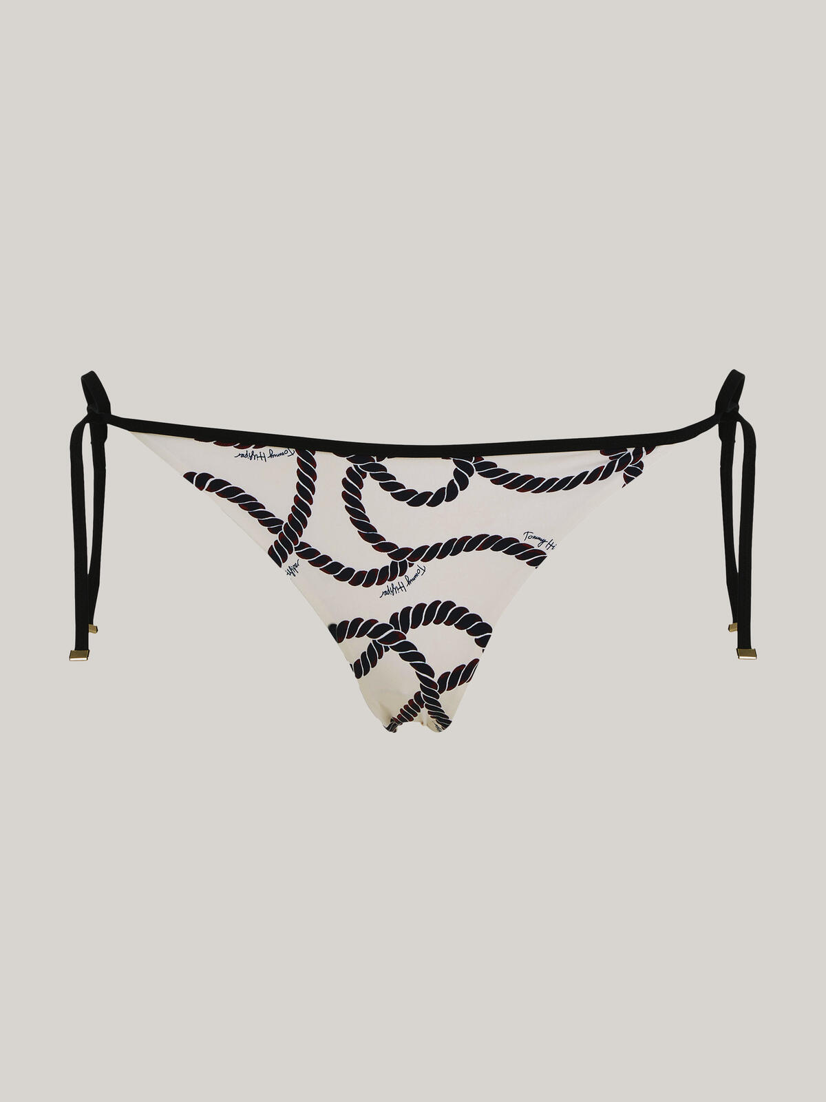 Tommy Hilfiger STRING SIDE TIE PRIN Kadın Bej Bikini Altı