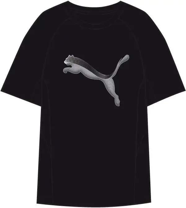 Puma EVOSTRIPE Tee Siyah Kadın T-Shirt