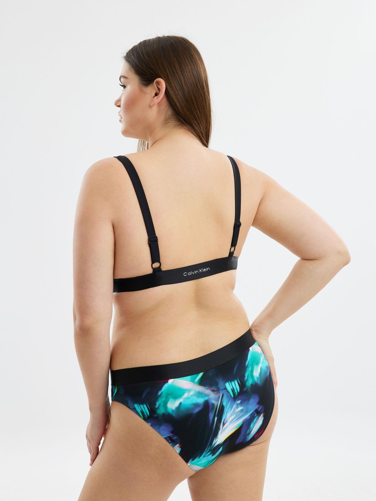 Calvin Klein BIKINI-PRINT Mavi Kadın Bikini Altı