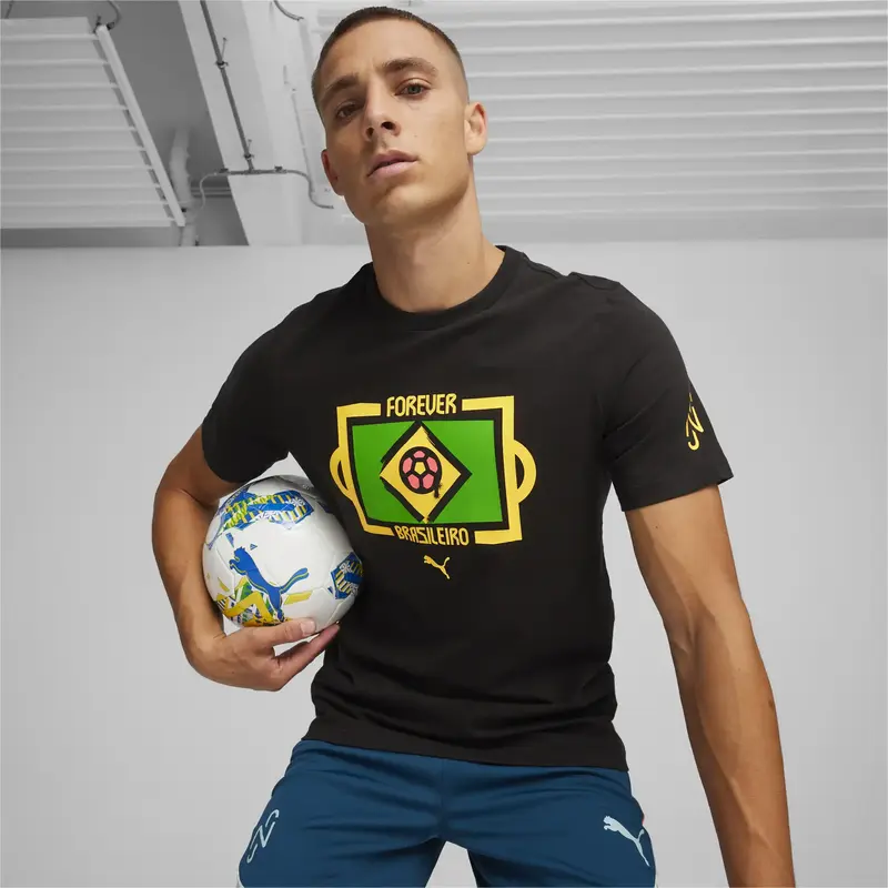 Puma Neymar JR COPA Tee Siyah Erkek T-Shirt