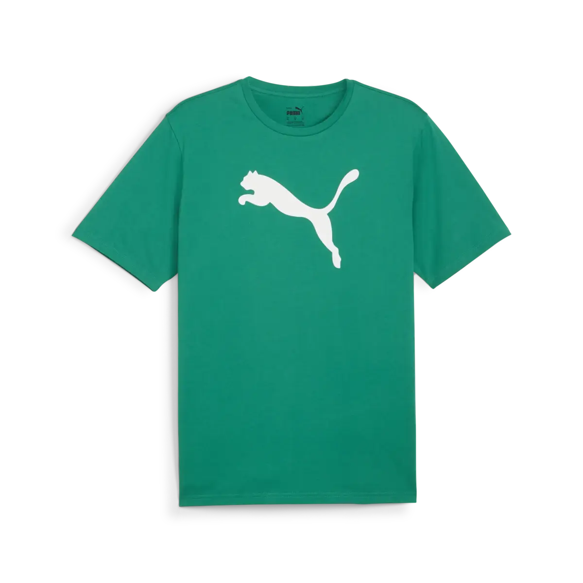 Puma teamRISE Logo Jersey Cotton Yeşil Erkek T-Shirt