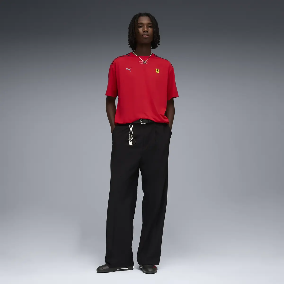 PUMA Ferrari Cloudspun TEE Kırmızı Erkek T-Shirt