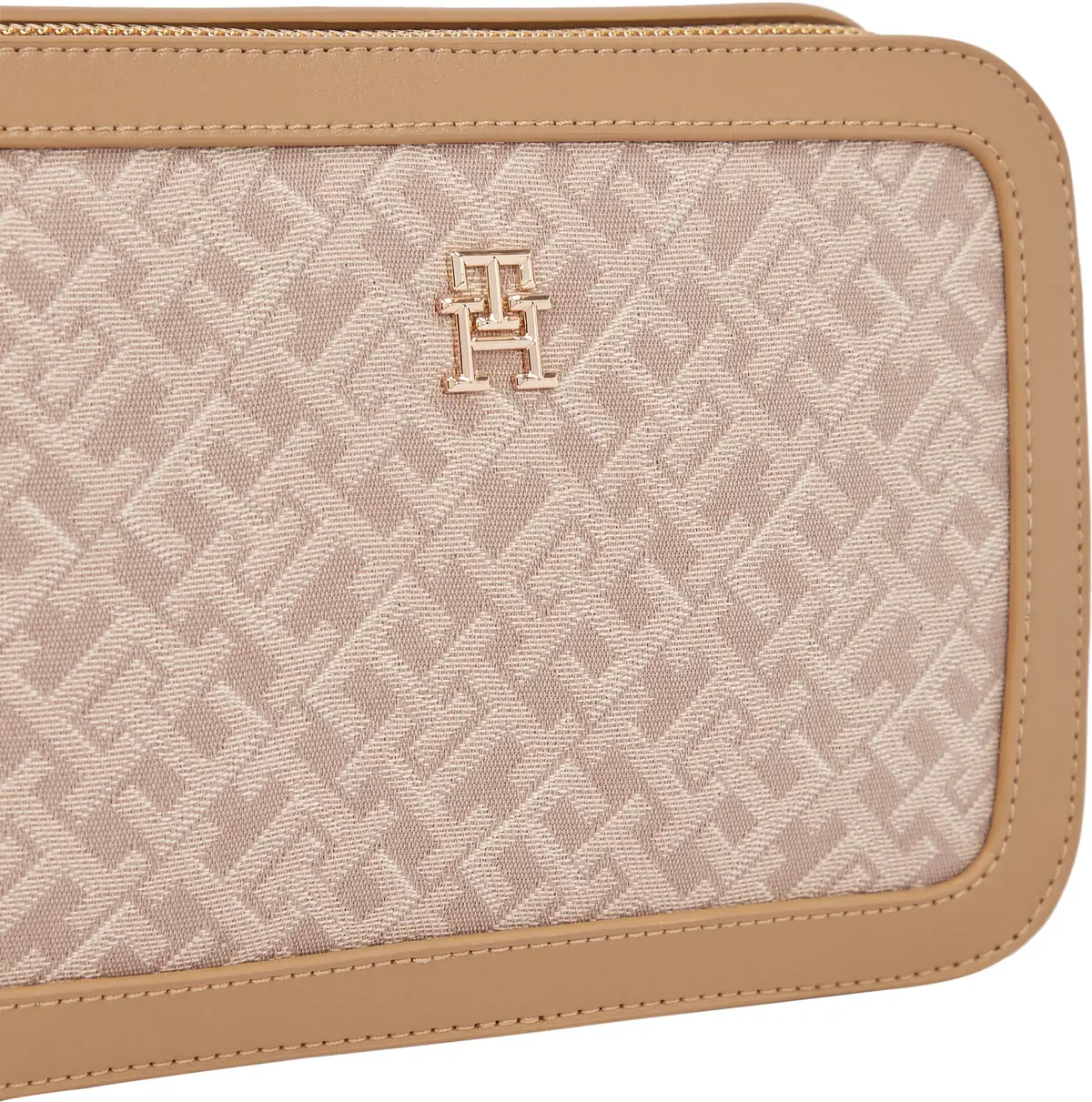 Tommy Hilfiger TH JACQUARD CAMERA B, 0I1 Kahverengi Kadın Çanta & Cüzdan