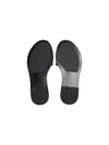 Calvin Klein ROUND FLAT SNDL LTH Siyah Kadın Deri Terlik