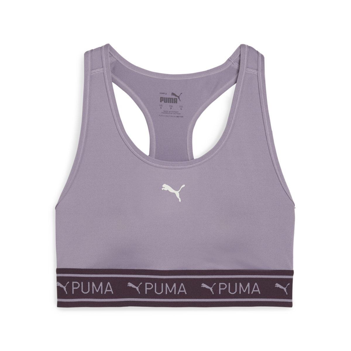 Puma 4KEEPS ELASTIC BRA - P  Mor Kadın Spor Sütyeni