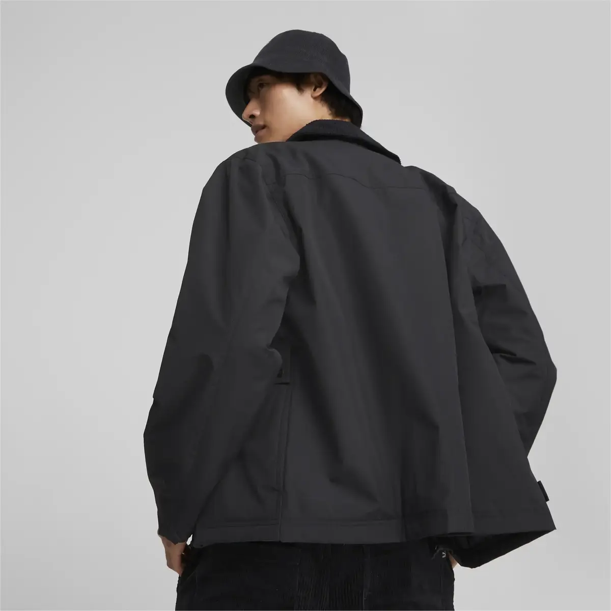 Puma Downtown Padded Coach Jacket Siyah Erkek Ceket