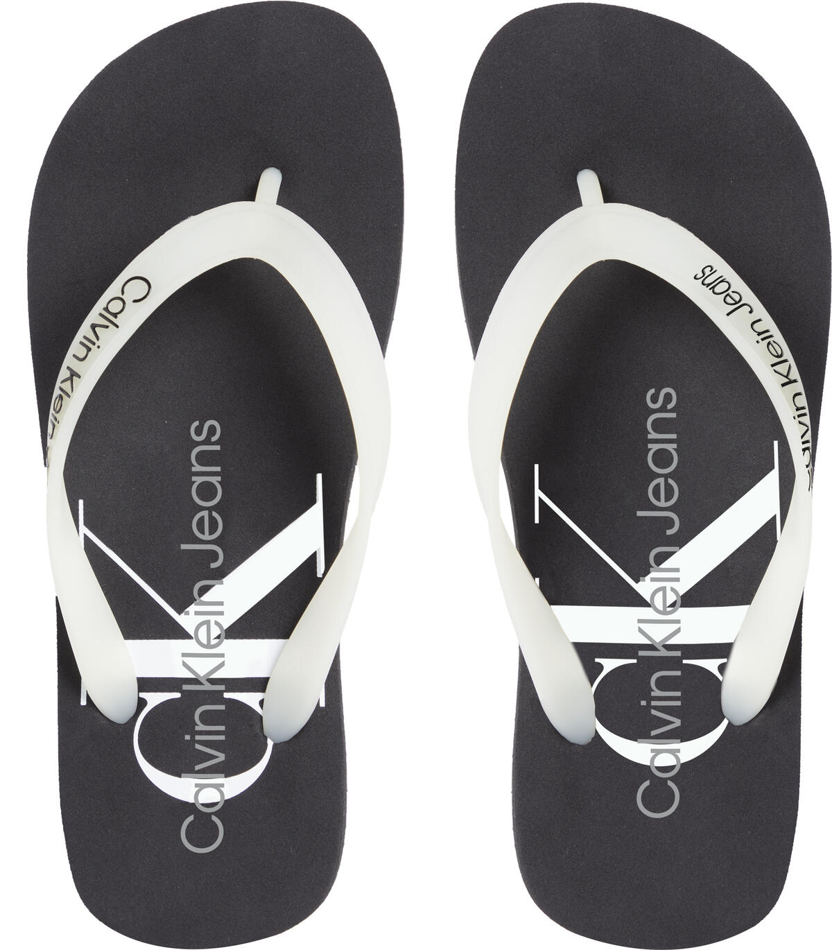 Calvin Klein BEACH SANDAL FLATFOR Kadın Beyaz Terlik