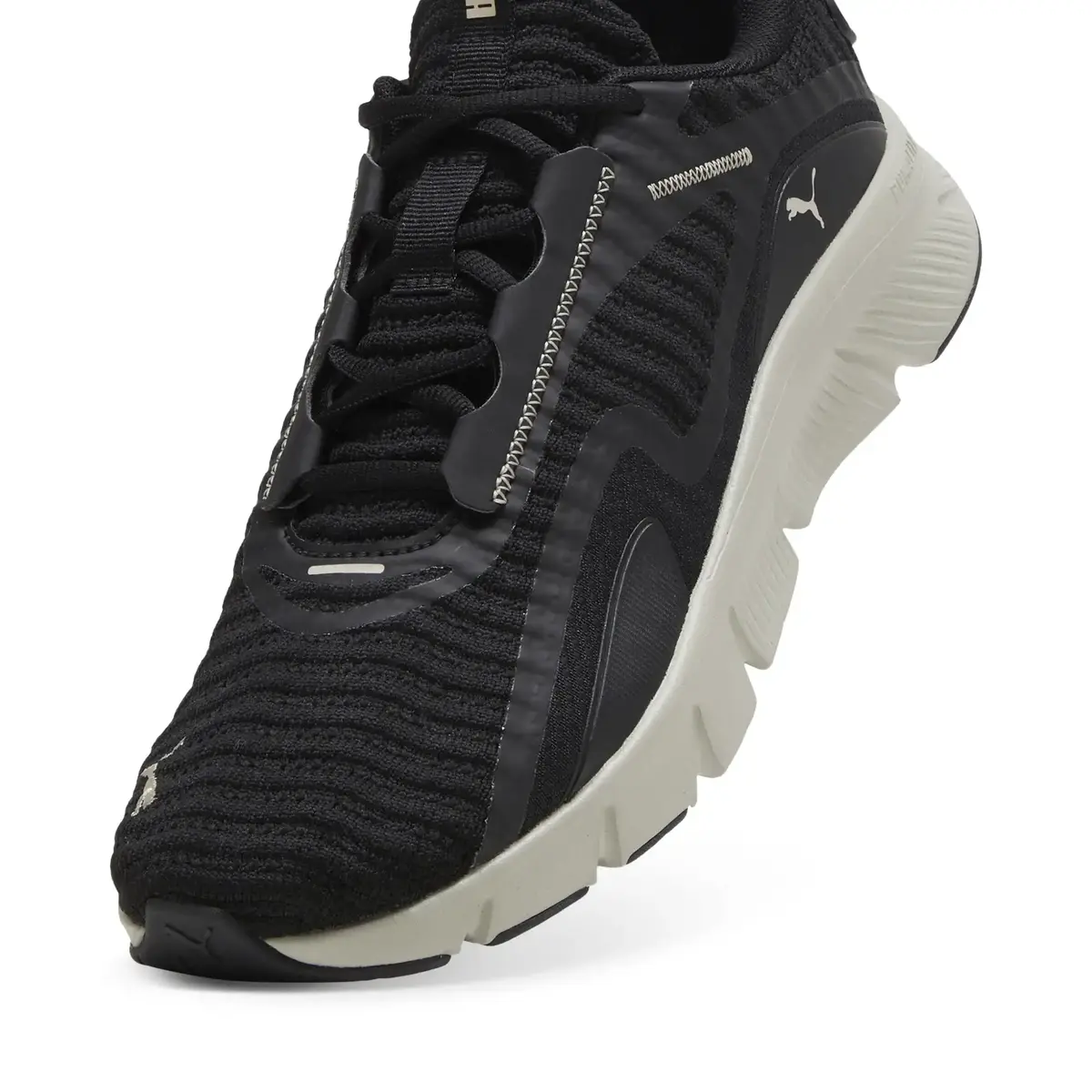 Puma FlexFocus Lite Better Knit Siyah Kadın Yürüyüş ve Koşu Ayakkabısı
