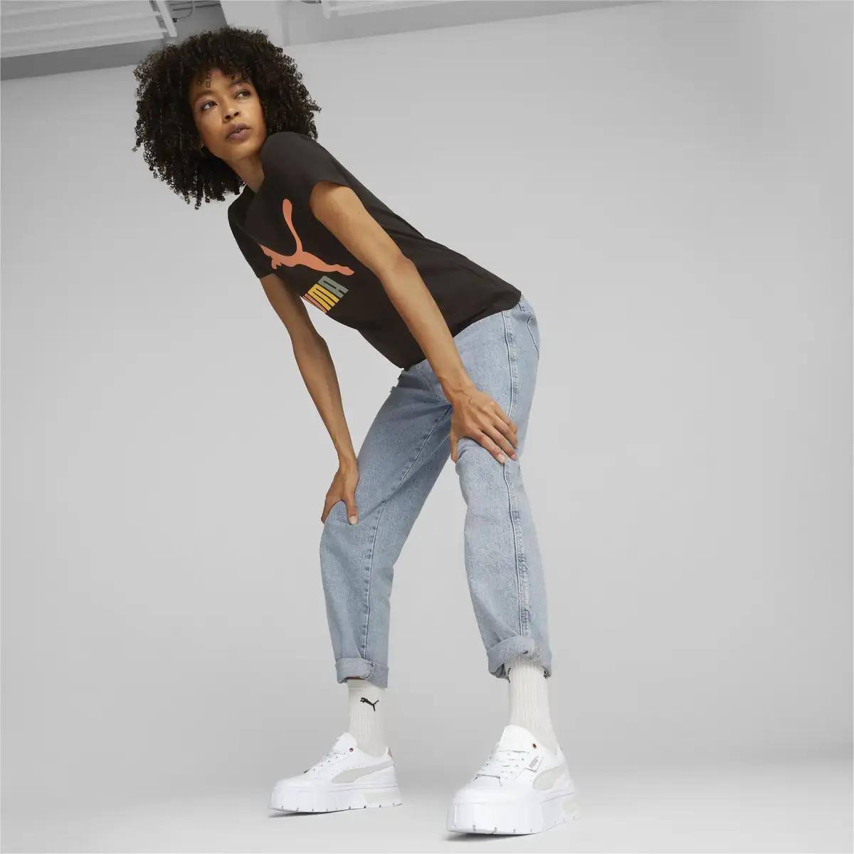 Puma Mayze Stack Wns Beyaz Kadın Günlük Spor Ayakkabı