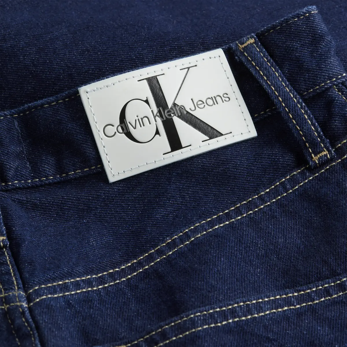 Calvin Klein HIGH RISE RELAXED Kadın Siyah Kot Pantolon