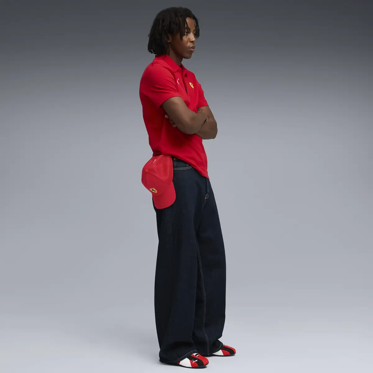 Puma Ferrari Sportswear Polo Kırmızı Erkek T-Shirt & Polo