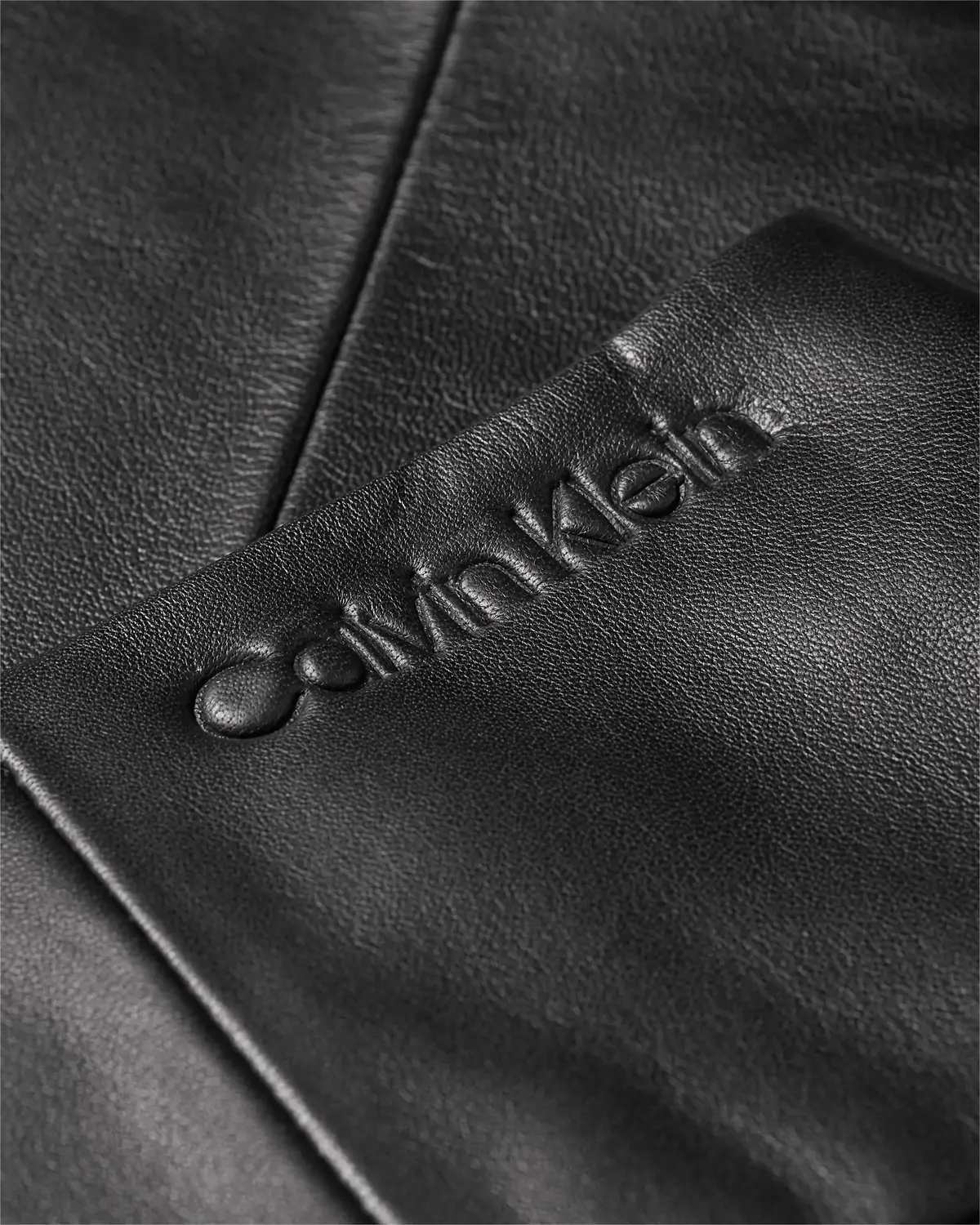 Calvin Klein ESSENTIAL LEATHER MI Kadın Siyah Etek