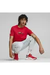 Puma Ferrari Race Graphic Tee 1 Kırmızı Erkek T-Shirt