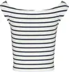 Tommy Hilfiger TJW BOAT NECK TOP SS, 0FC Beyaz Kadın T-Shirt & Polo
