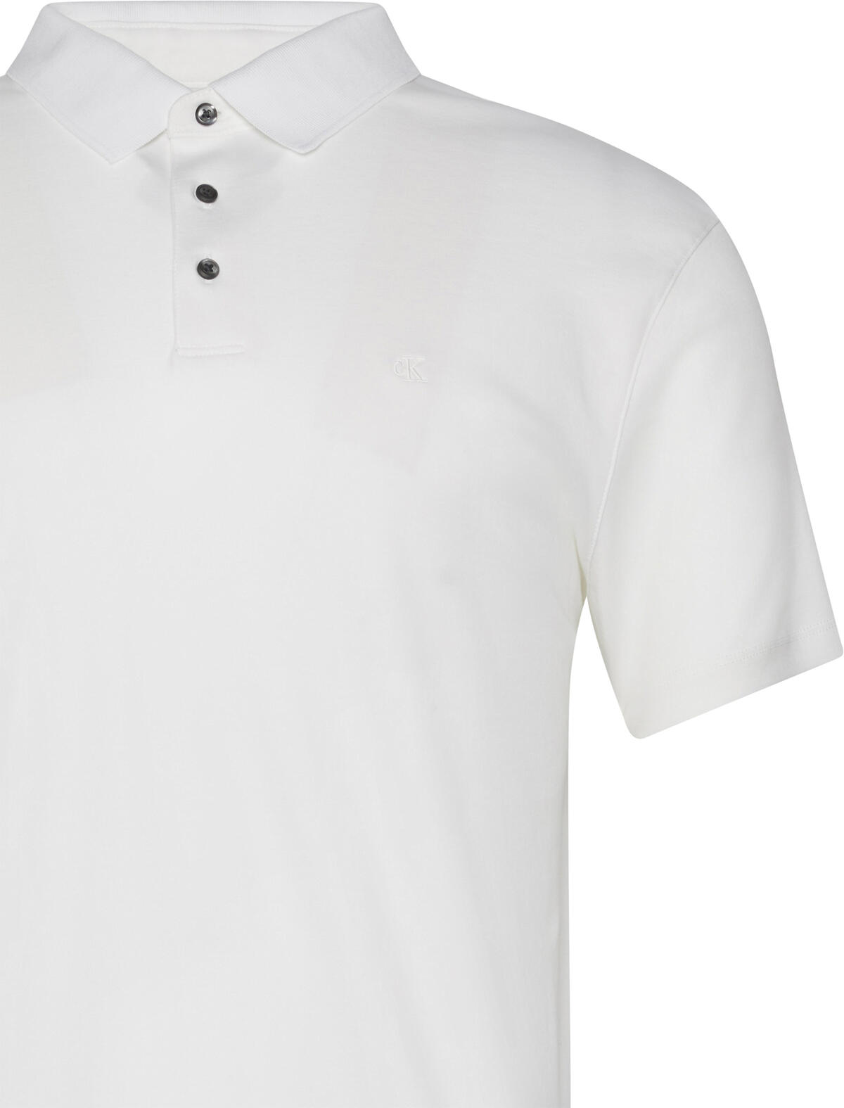 Calvin Klein SS SUPIMA CHEST EMB POLO Beyaz Erkek Polo T-Shirt Calvin Klein SS SUPIMA CHEST EMB POLO Beyaz Erkek Polo T-Shirt