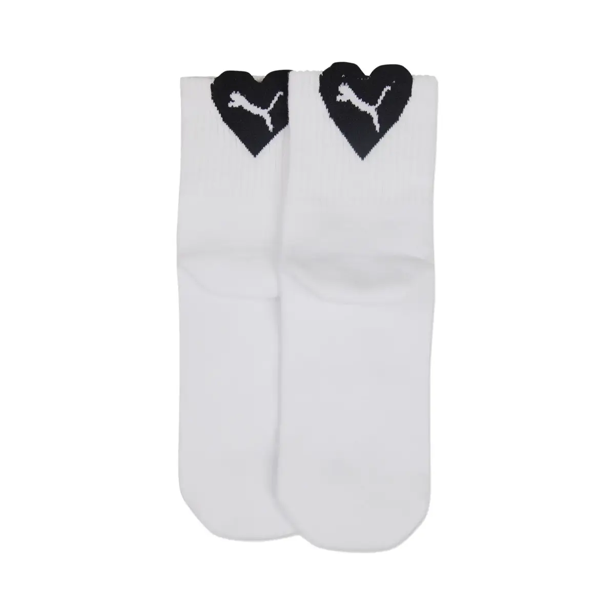 Puma PUMA WOMEN HEART SHORT SOCK 2P white / b Beyaz Kadın 2'li Çorap