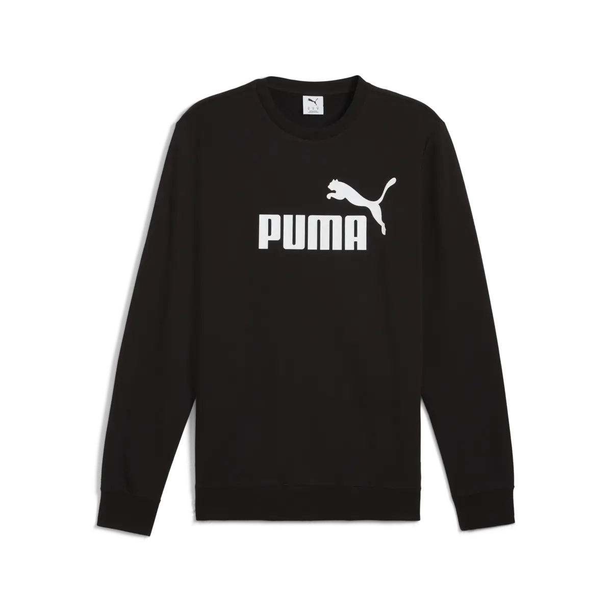 Puma ESS No. 1 Logo Crew Siyah Erkek Sweatshirt