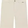 Calvin Klein MODERN TWILL REG. ST, PE0 Krem Erkek Şort