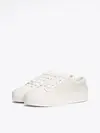 Tommy Hilfiger VULC LEATHER SNEAKER, Z00 Krem Kadın Spor Ayakkabı & Sneaker