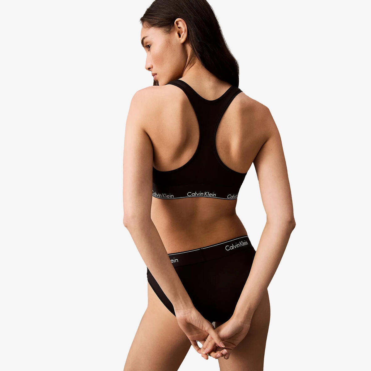 Calvin Klein UNLINED BRALETTE, 6WA Siyah Kadın Bralet