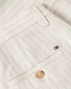 Tommy Hilfiger VISCOSE LINEN WIDE L, 03N Krem Kadın Pantolon