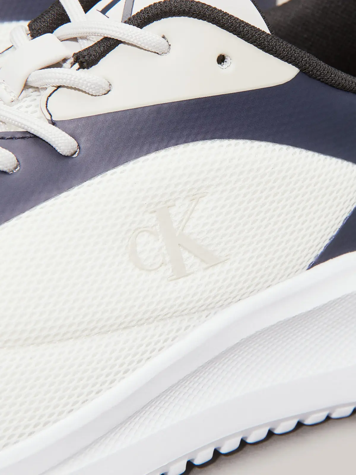 Calvin Klein EVA RUNNER LOW MESH, 0LD Beyaz Erkek Spor Ayakkabı & Sneaker