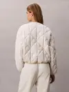 Calvin Klein LOGO QUILTED INSULAT, 67U Bej Kadın Ceket