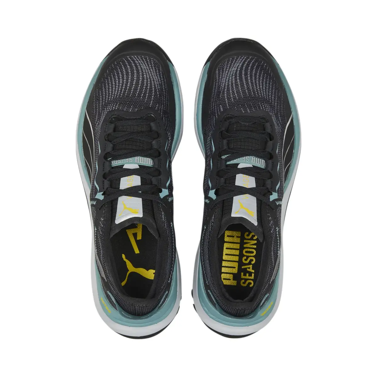 Puma Voyage Nitro 2 PUMA Black-Adriatic Siyah Kadın Spor Ayakkabı