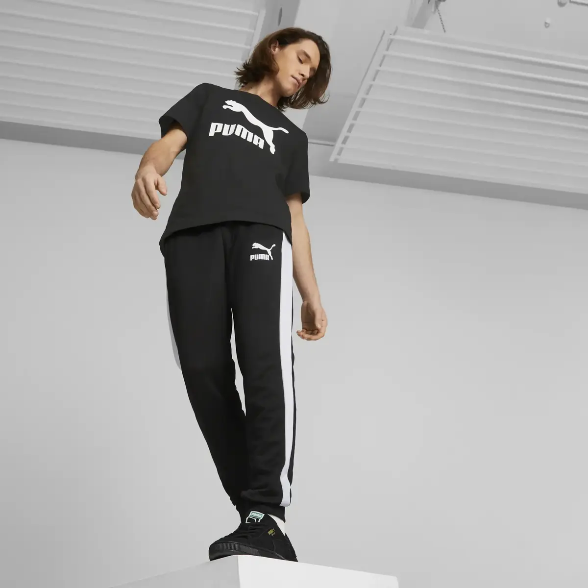 Puma Classics Logo Tee Siyah Erkek T-Shirt