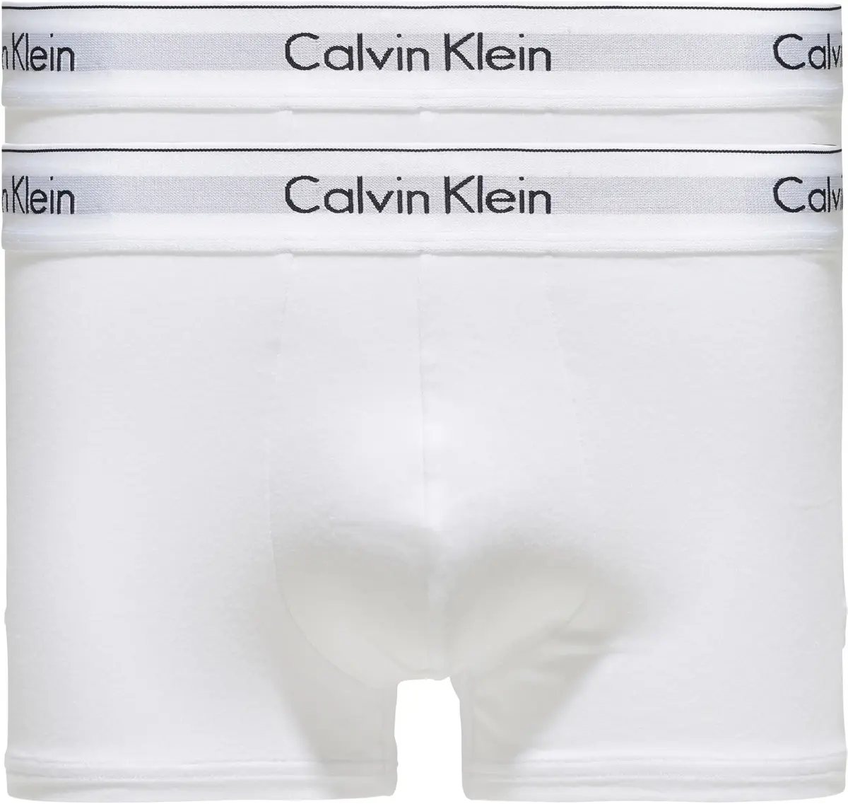 Calvin Klein 2P TRUNK Erkek Beyaz Boxer Set