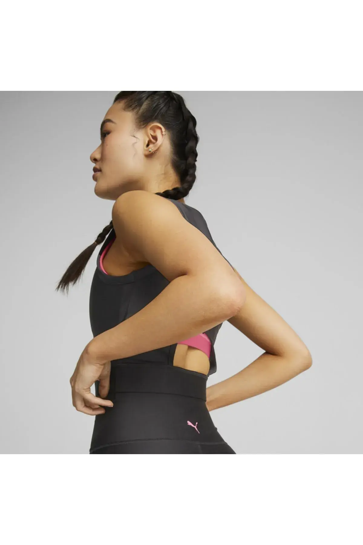 Puma Eversculpt Fitted Tank Siyah Kadın Tank Top Koşu / Performans Üst