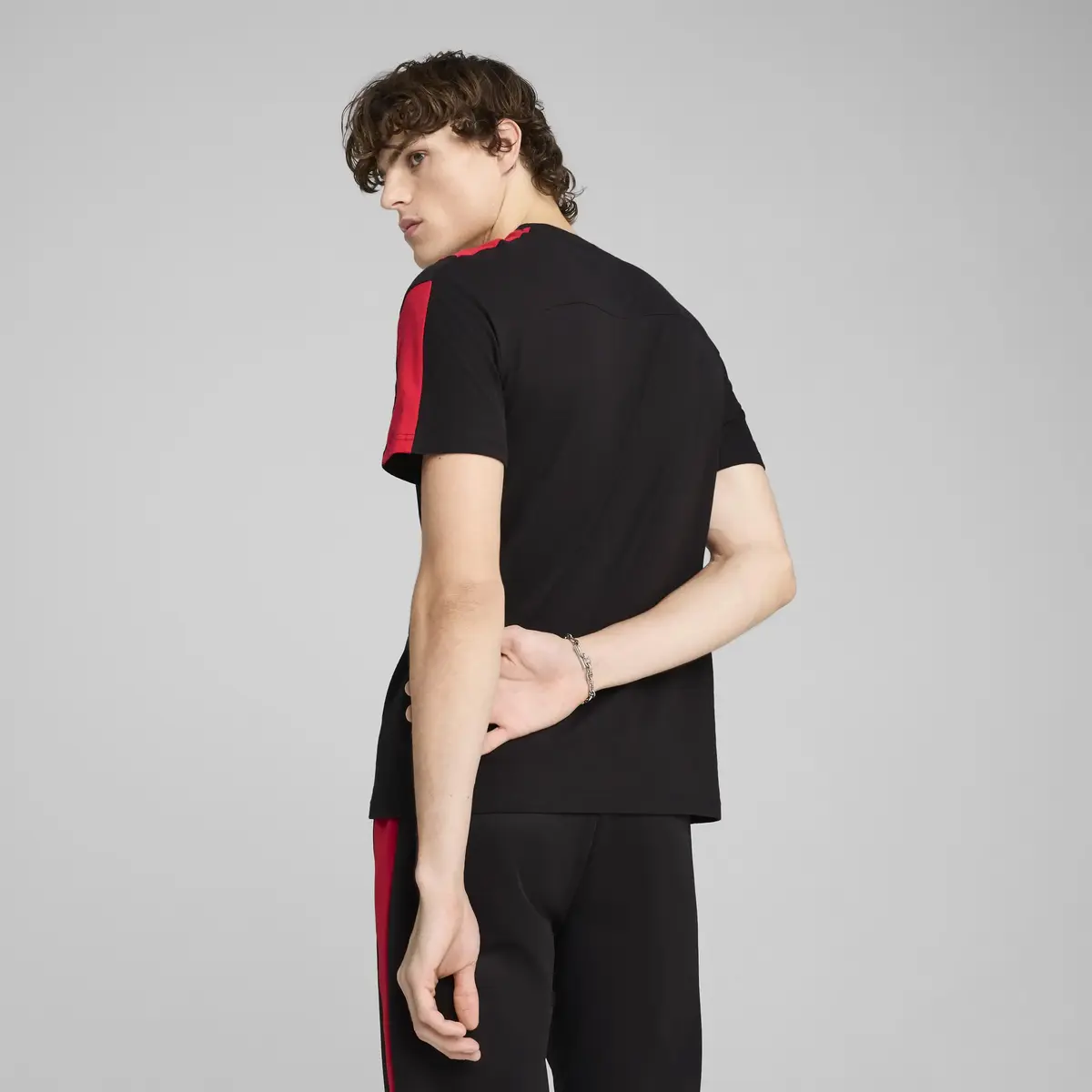 PUMA Ferrari Race MT7 Tee Siyah Erkek T-Shirt