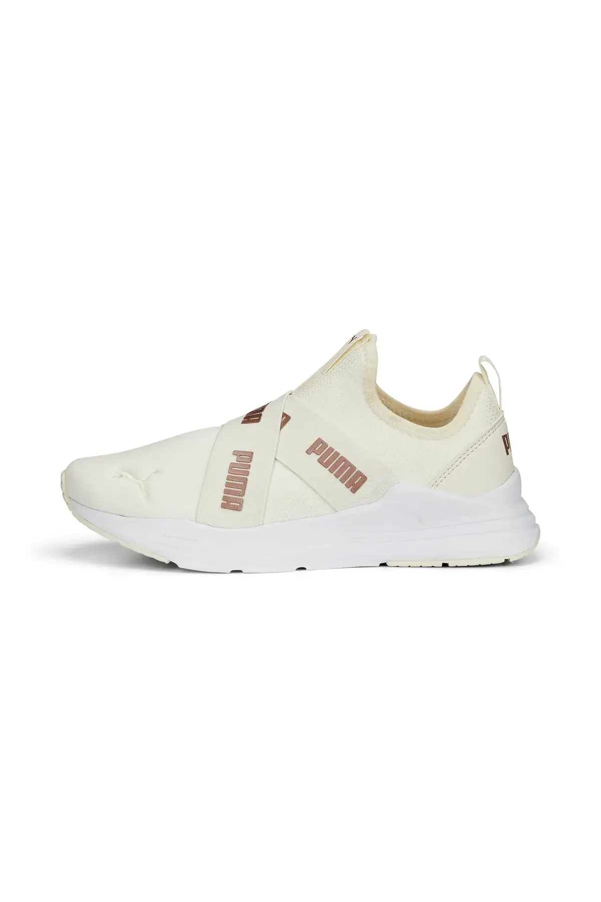 Puma Wired Run Slipon Wns Space Pristine Kadın Yürüyüş Ayakkabısı