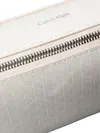 Calvin Klein EMBLEM AOP ELONGATED Bej Çapraz Çanta