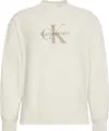 Calvin Klein LS PREMIUM TERRY MON, 67U Krem Erkek Sweatshirt