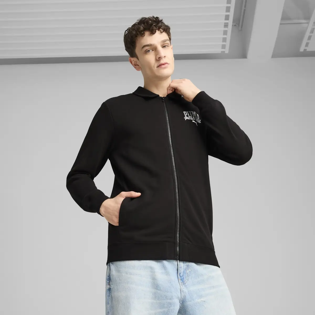 PUMA CLASS Track Jacket Siyah Erkek Ceket