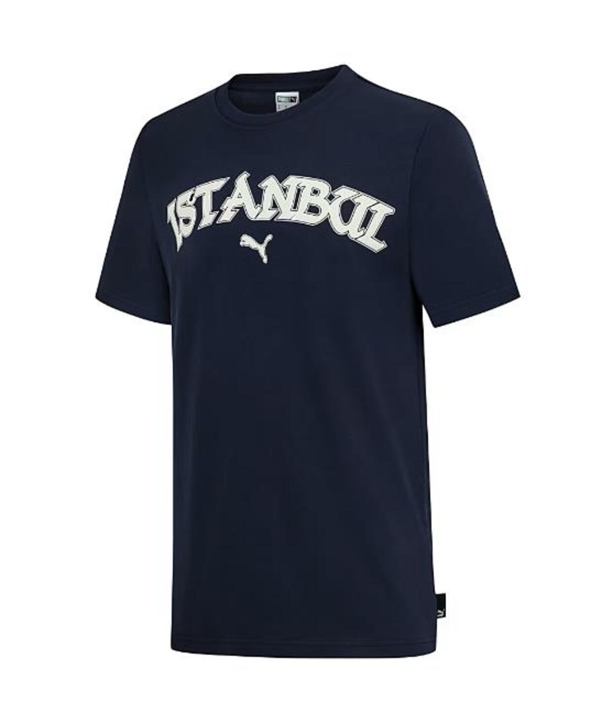 Puma Istanbul Graphic Tee Lacivert Erkek T-Shirt