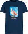 Tommy Hilfiger HILFIGER COLOR PHOTO, DAF Lacivert Erkek T-Shirt & Polo