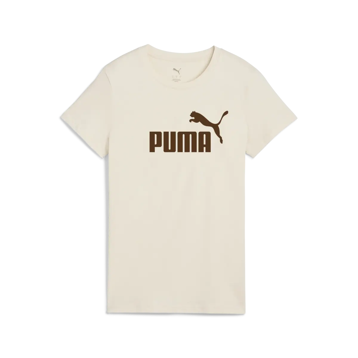 PUMA ESS No. 1 Logo Tee Krem Kadın T-shirt